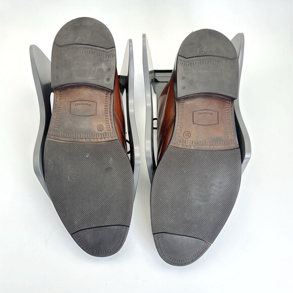 VENTURINI Chukka Boots Mens Sz 12 D Brown Leather Apron Split Toe Vintage Italy main image 7